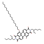 Anthra[2,1,9-def:6,5,10-d'e'f']diisoquinoline-1,3,8,10(2H,9H)-tetrone, 5-bromo-2,9-bis(2-ethylhexyl)-12-(octadecyloxy)-