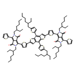 Pyrrolo[3,4-c]pyrrole-1,4-dione, 3,3'-[[4,8-bis[5-(2-ethylhexyl)-2-thienyl]benzo[1,2-b:4,5-b']dithiophene-2,6-diyl]di-5,2-thiophenediyl]bis[2,5-bis(2-ethylhexyl)-2,5-dihydro-6-(2-thienyl)-