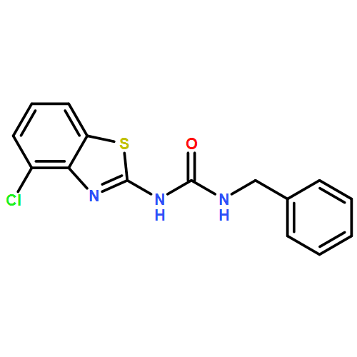 Urea, N-(4-chloro-2-benzothiazolyl)-N'-(phenylmethyl)-