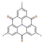 4H,8H,12H-Benzo[1,9]quinolizino[3,4,5,6,7-defg]acridine-4,8,12-trione, 2,6,10-triiodo-