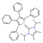 1H-Imidazole, 2,3-dihydro-4,5-dimethyl-1,3-bis(1-methylethyl)-2-(2,3,4,5-tetraphenylsilacyclopenta-2,4-dien-1-ylidene)-