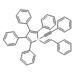 Silacyclopenta-2,4-diene, 2,3,4,5-tetraphenyl-1-[(1E)-2-phenylethenyl]-1-(2-phenylethynyl)-