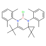4,6-Diaza-5-boraspiro[2.5]oct-7-ene, 5-chloro-7-(1,1-dimethylethyl)-4,6-bis(2,6-dimethylphenyl)-1,1-dimethyl-