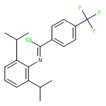 Benzenecarboximidoyl chloride, N-[2,6-bis(1-methylethyl)phenyl]-4-(trifluoromethyl)-