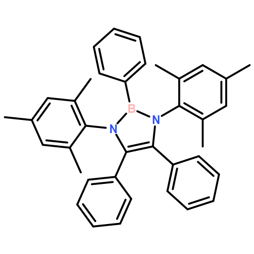 1H-1,3,2-Diazaborole, 2,3-dihydro-2,4,5-triphenyl-1,3-bis(2,4,6-trimethylphenyl)-