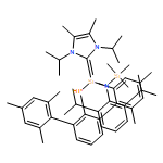 Silanamine, N-[2,6-bis(1-methylethyl)phenyl]-N-[[1,3-dihydro-4,5-dimethyl-1,3-bis(1-methylethyl)-2H-imidazol-2-ylidene][(2,2'',4,4'',6,6''-hexamethyl[1,1':3',1''-terphenyl]-2'-yl)phosphino]silyl]-1,1,1-trimethyl-