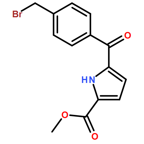 1H-Pyrrole-2-carboxylic acid, 5-[4-(bromomethyl)benzoyl]-, methyl ester