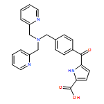 1H-Pyrrole-2-carboxylic acid, 5-[4-[[bis(2-pyridinylmethyl)amino]methyl]benzoyl]-