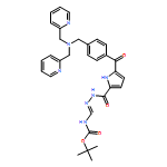 Carbamic acid, N-[[[[5-[4-[[bis(2-pyridinylmethyl)amino]methyl]benzoyl]-1H-pyrrol-2-yl]carbonyl]amino]iminomethyl]-, 1,1-dimethylethyl ester