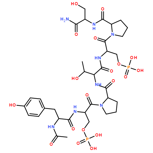 L-Serinamide, N-acetyl-L-tyrosyl-O-phosphono-L-seryl-L-prolyl-L-threonyl-O-phosphono-L-seryl-L-prolyl-