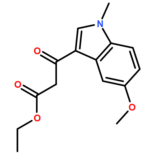 1H-Indole-3-propanoic acid, 5-methoxy-1-methyl-β-oxo-, ethyl ester