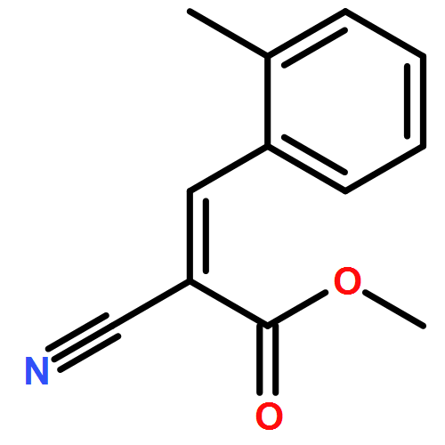 2-Propenoic acid, 2-cyano-3-(2-methylphenyl)-, methyl ester, (2E)-