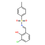 Benzenesulfonamide, N-[(3-chloro-2-hydroxyphenyl)methylene]-4-methyl-