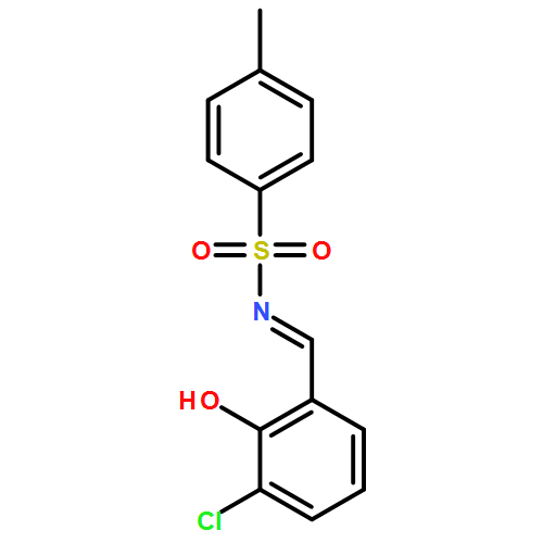Benzenesulfonamide, N-[(3-chloro-2-hydroxyphenyl)methylene]-4-methyl-