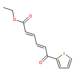 2,4-Hexadienoic acid, 6-oxo-6-(2-thienyl)-, ethyl ester, (2E,4E)-