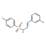 Benzenesulfonic acid, 4-methyl-, (2E)-2-[(3-methylphenyl)methylene]hydrazide