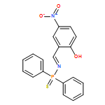 Phosphinothioic amide, N-[(2-hydroxy-5-nitrophenyl)methylene]-P,P-diphenyl-
