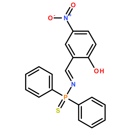 Phosphinothioic amide, N-[(2-hydroxy-5-nitrophenyl)methylene]-P,P-diphenyl-
