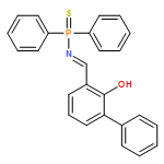 Phosphinothioic amide, N-[(2-hydroxy[1,1'-biphenyl]-3-yl)methylene]-P,P-diphenyl-