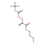 2-Propenoic acid, 2-[[[(1,1-dimethylethoxy)carbonyl]oxy]methyl]-, butyl ester