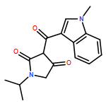 2,4-Pyrrolidinedione, 1-(1-methylethyl)-3-[(1-methyl-1H-indol-3-yl)carbonyl]-
