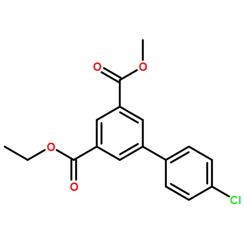 [1,1'-Biphenyl]-3,5-dicarboxylic acid, 4'-chloro-, 3-ethyl 5-methyl ester