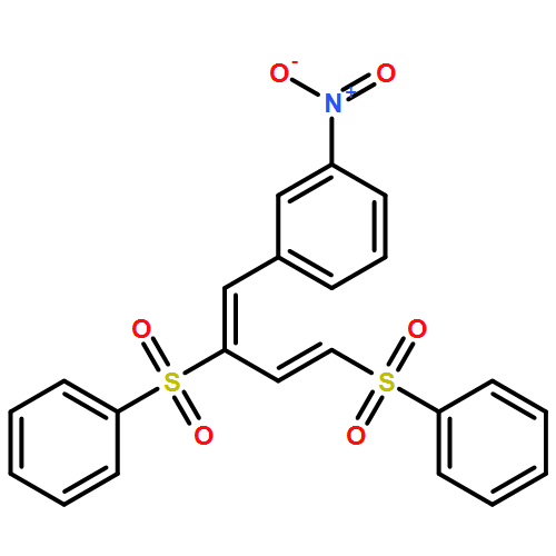 Benzene, 1-[2,4-bis(phenylsulfonyl)-1,3-butadien-1-yl]-3-nitro-