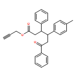Benzenehexanoic acid, γ-(4-methylphenyl)-ε-oxo-β-phenyl-, 2-propyn-1-yl ester, (βR,γR)-rel-