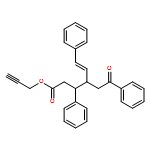 Benzenehexanoic acid, ε-oxo-β-phenyl-γ-[(1E)-2-phenylethenyl]-, 2-propyn-1-yl ester, (βR,γS)-rel-