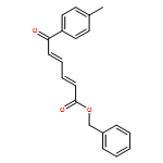 2,4-Hexadienoic acid, 6-(4-methylphenyl)-6-oxo-, phenylmethyl ester, (2E,4E)-