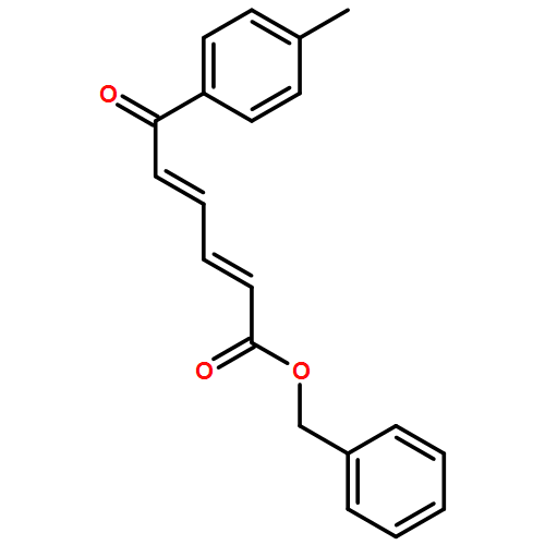 2,4-Hexadienoic acid, 6-(4-methylphenyl)-6-oxo-, phenylmethyl ester, (2E,4E)-
