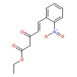 4-Pentenoic acid, 5-(2-nitrophenyl)-3-oxo-, ethyl ester, (4E)-