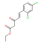 4-Pentenoic acid, 5-(2,4-dichlorophenyl)-3-oxo-, ethyl ester, (4E)-