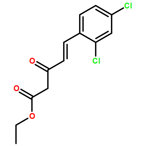 4-Pentenoic acid, 5-(2,4-dichlorophenyl)-3-oxo-, ethyl ester, (4E)-