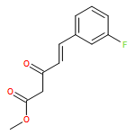 4-Pentenoic acid, 5-(3-fluorophenyl)-3-oxo-, methyl ester, (4E)-