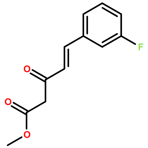 4-Pentenoic acid, 5-(3-fluorophenyl)-3-oxo-, methyl ester, (4E)-