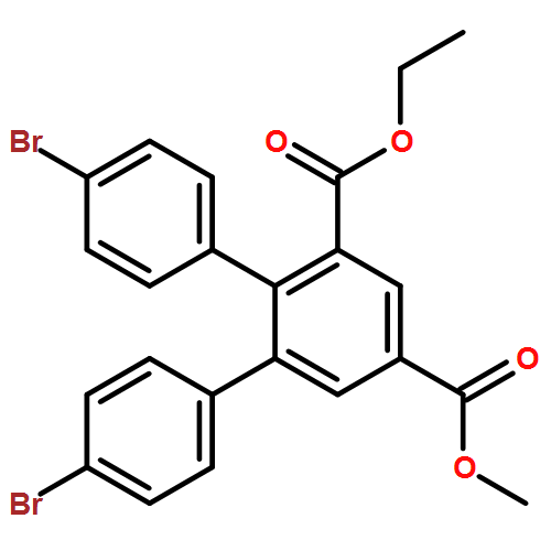 [1,1':2',1''-Terphenyl]-3',5'-dicarboxylic acid, 4,4''-dibromo-, 3'-ethyl 5'-methyl ester