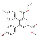 [1,1':2',1''-Terphenyl]-3',5'-dicarboxylic acid, 4-bromo-4''-methyl-, 3'-ethyl 5'-methyl ester