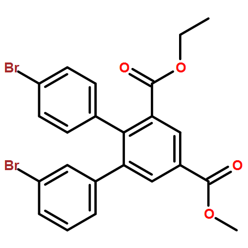 [1,1':2',1''-Terphenyl]-3',5'-dicarboxylic acid, 3,4''-dibromo-, 3'-ethyl 5'-methyl ester
