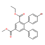 [1,1':2',1''-Terphenyl]-3',5'-dicarboxylic acid, 4''-bromo-, 3'-ethyl 5'-methyl ester