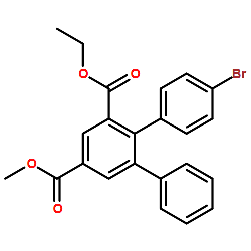 [1,1':2',1''-Terphenyl]-3',5'-dicarboxylic acid, 4''-bromo-, 3'-ethyl 5'-methyl ester