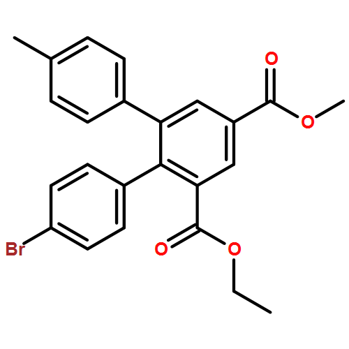 [1,1':2',1''-Terphenyl]-3',5'-dicarboxylic acid, 4''-bromo-4-methyl-, 3'-ethyl 5'-methyl ester