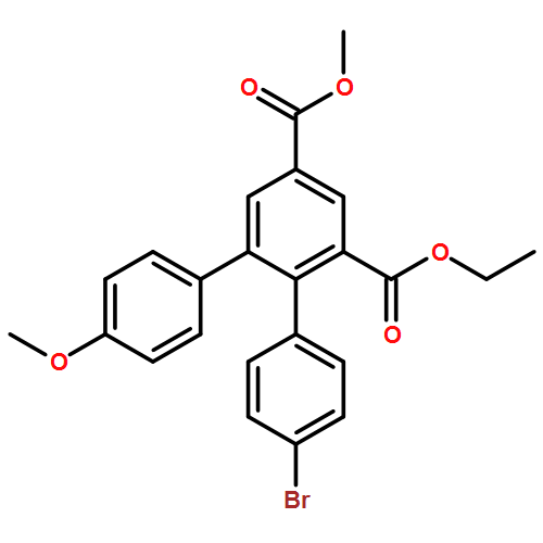 [1,1':2',1''-Terphenyl]-3',5'-dicarboxylic acid, 4''-bromo-4-methoxy-, 3'-ethyl 5'-methyl ester