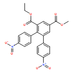 [1,1':2',1''-Terphenyl]-3',5'-dicarboxylic acid, 4,4''-dinitro-, 3'-ethyl 5'-methyl ester