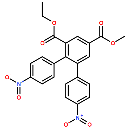 [1,1':2',1''-Terphenyl]-3',5'-dicarboxylic acid, 4,4''-dinitro-, 3'-ethyl 5'-methyl ester