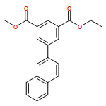 1,3-Benzenedicarboxylic acid, 5-(2-naphthalenyl)-, 1-ethyl 3-methyl ester