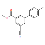 [1,1'-Biphenyl]-3-carboxylic acid, 5-cyano-4'-methyl-, methyl ester