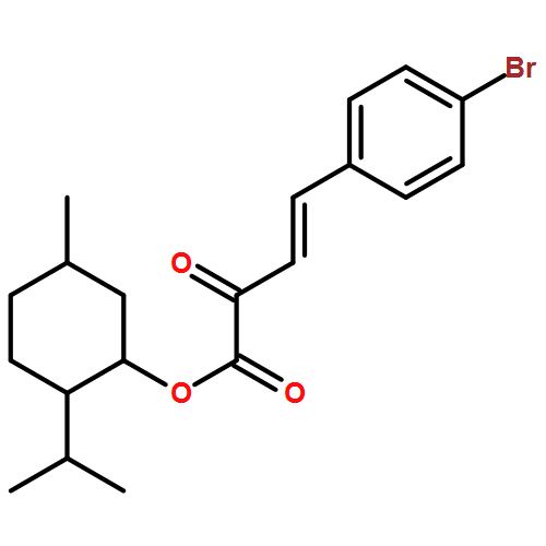3-Butenoic acid, 4-(4-bromophenyl)-2-oxo-, (1R,2S,5R)-5-methyl-2-(1-methylethyl)cyclohexyl ester, (3E)-