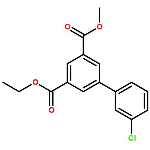 [1,1'-Biphenyl]-3,5-dicarboxylic acid, 3'-chloro-, 3-ethyl 5-methyl ester