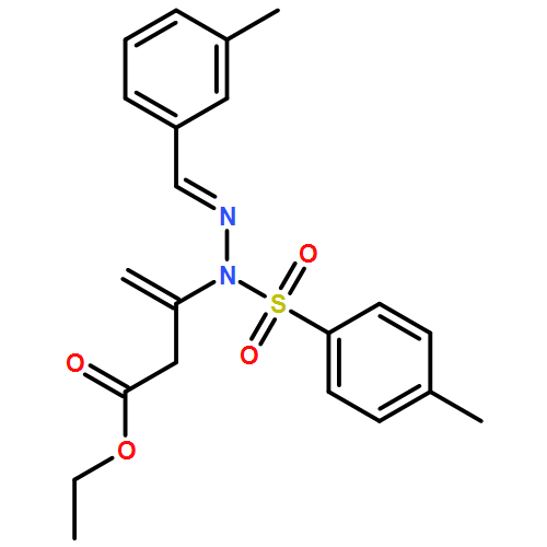 3-Butenoic acid, 3-[(2E)-2-[(3-methylphenyl)methylene]-1-[(4-methylphenyl)sulfonyl]hydrazinyl]-, ethyl ester